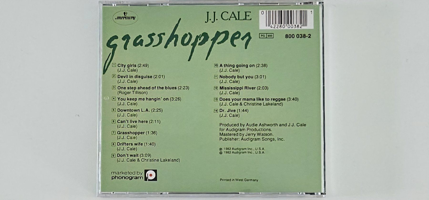 CD: CD - J.J. Cale - Grasshopper – Usato da Baar venduto da Bigs1 1