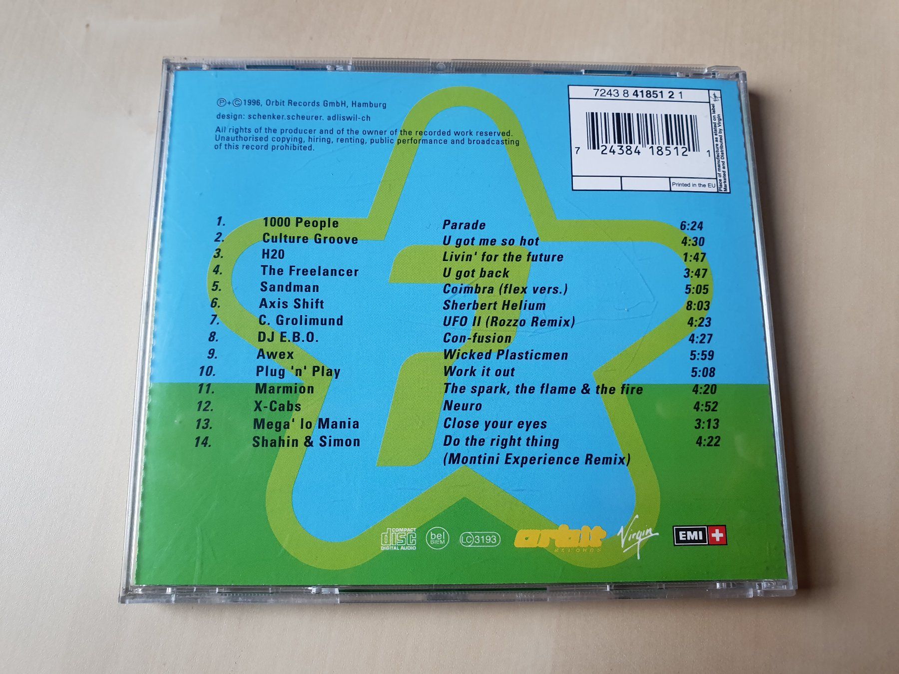 CDs: Street Parade 96 – Gebraucht aus Stansstad von collectorsshop 1
