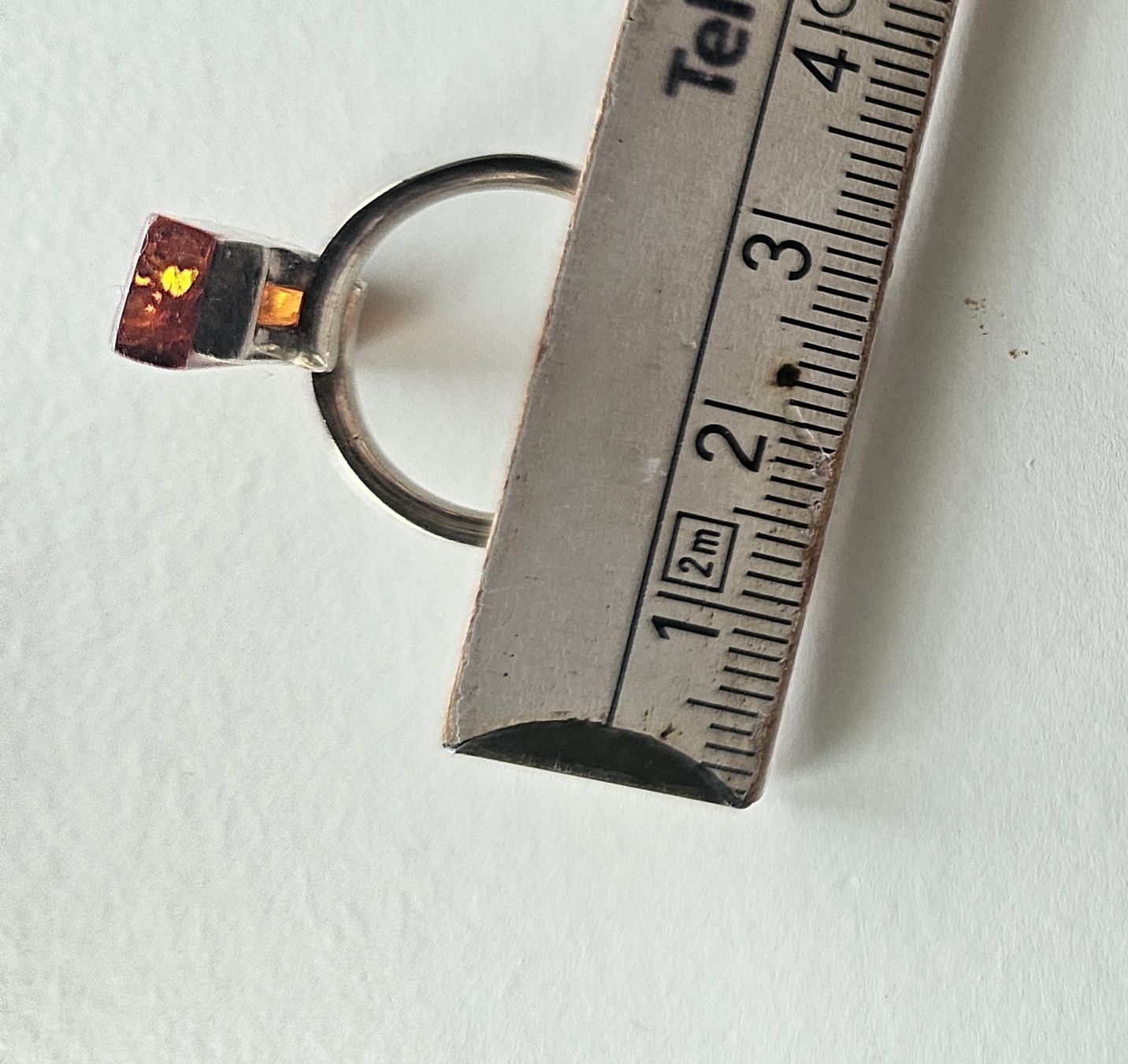 Ringe: Silberring Bernstein rechteckig Grösse 55 – Neu (gemäss Beschreibung) aus Bülach von ane_yn2b 4