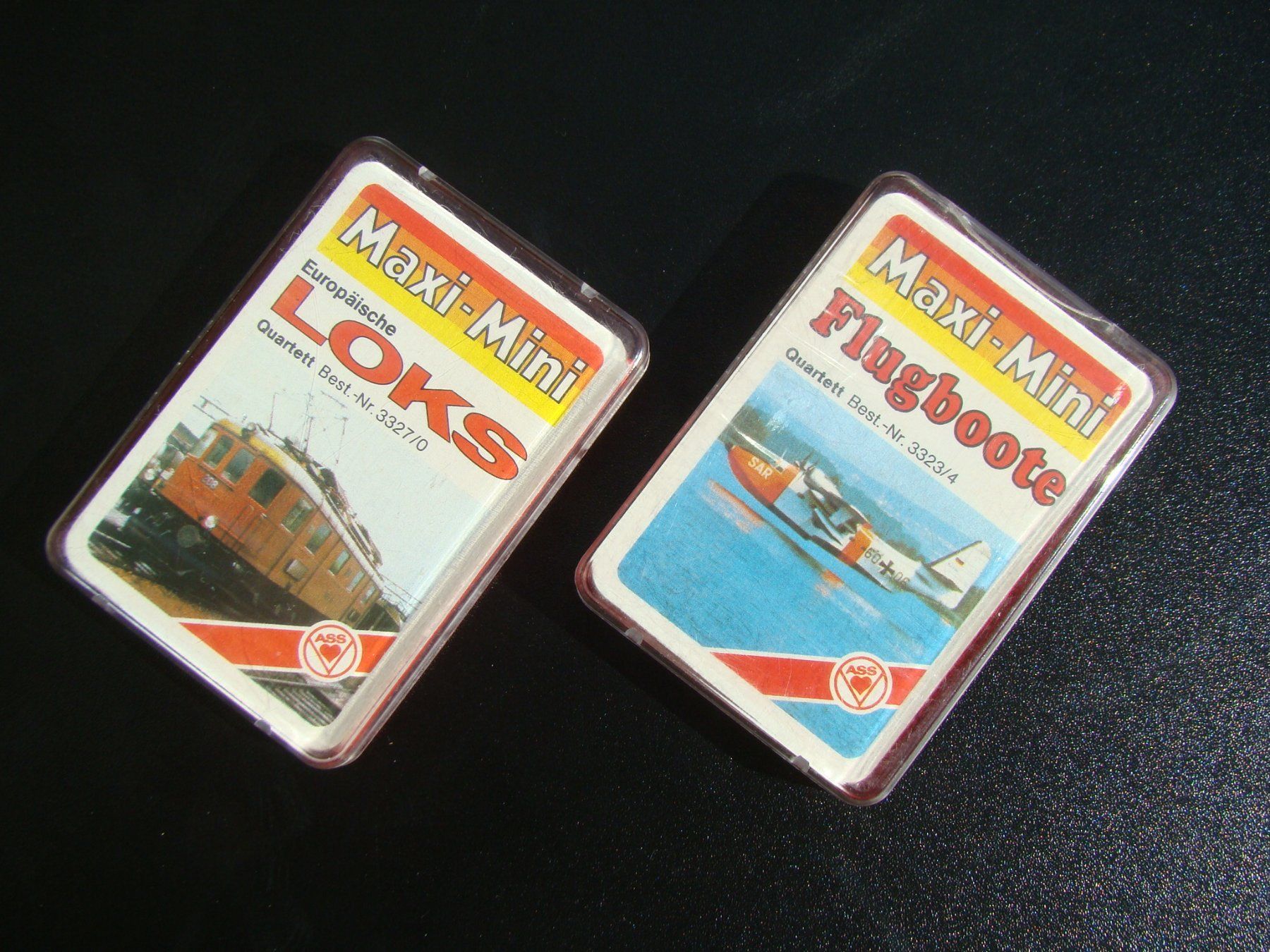 Giochi: 2 ASS Mini Quartett Loks Flugboote verschweisst neu rar – Nuovo e nell'imballaggio originale da Walzenhausen venduto da Vanquish711 9