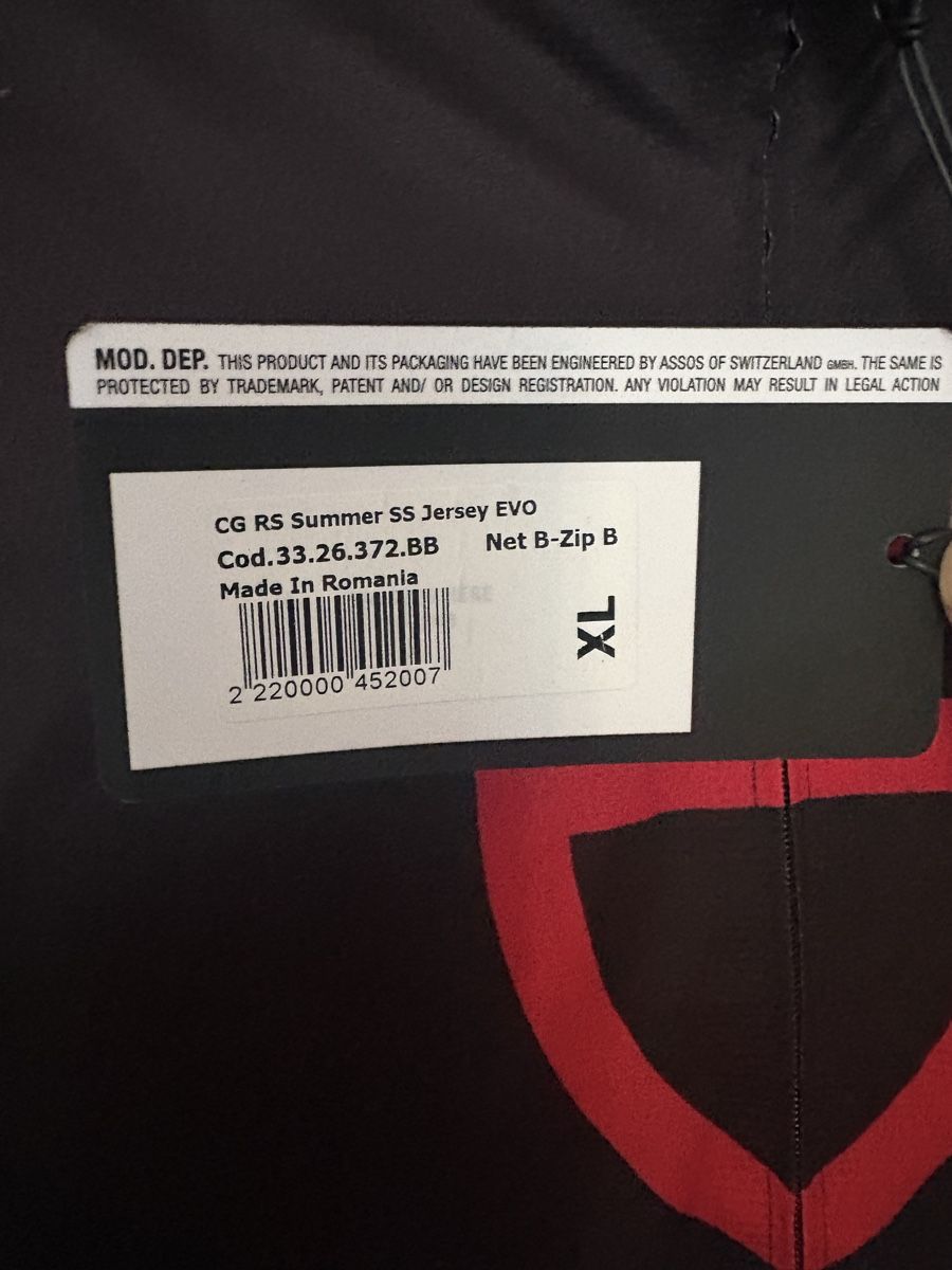Assos Maillots de corps & Pantalons: Assos Tudor Jersey – Neuf (Voir description) à Wallisellen par ntroulis80 3