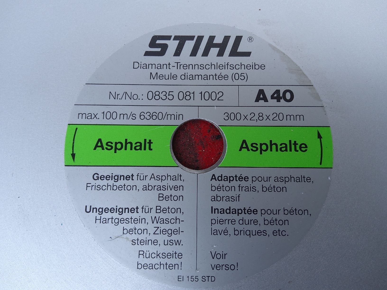 Tutti gli attrezzi: Trennscheibe – Nuovo (secondo la descrizione) da Aeschi b. Spiez venduto da Merk-Pullax 1