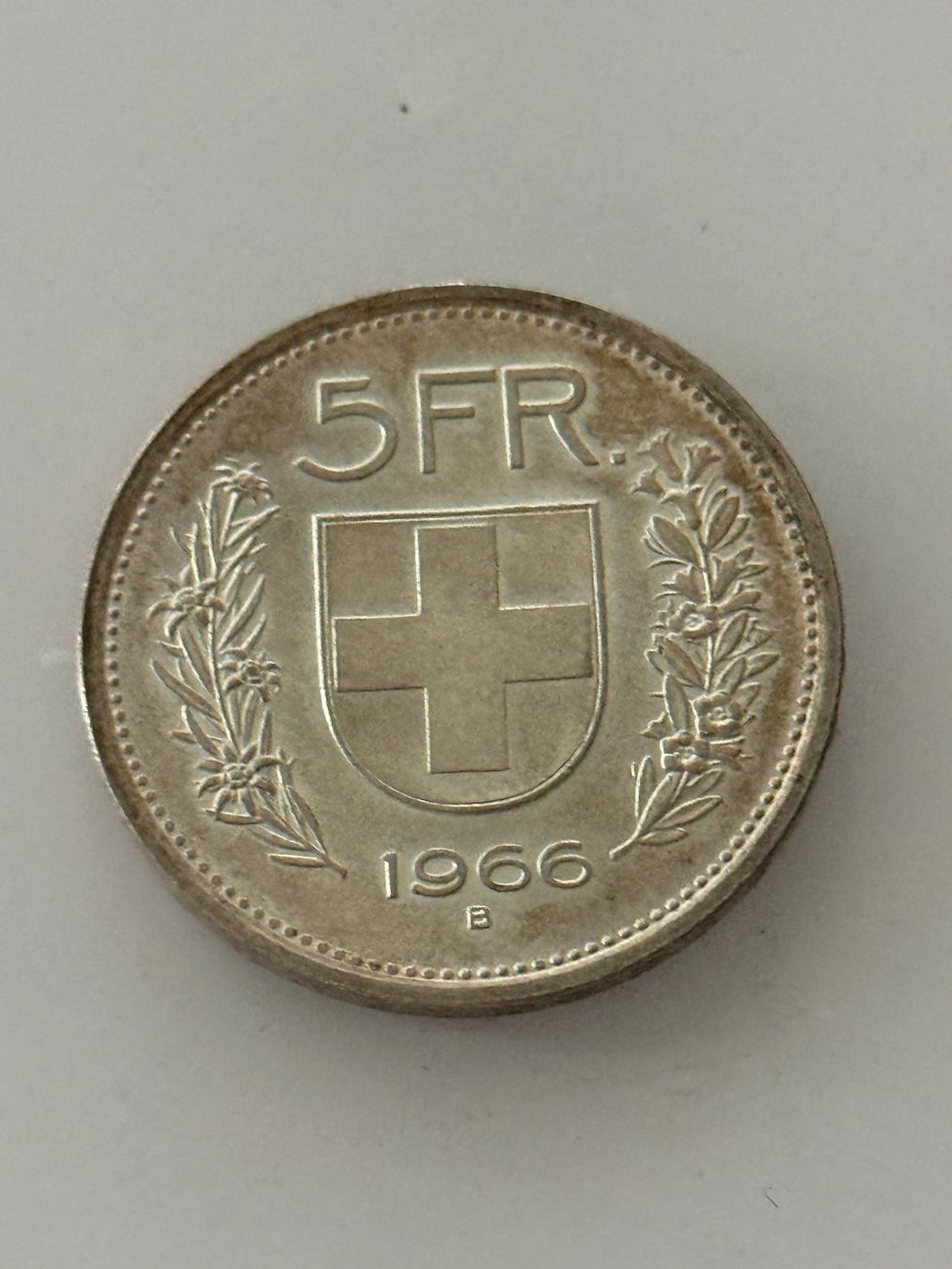Alle Münzen: 5 Franken 1966  Silber – Gebraucht aus Wallisellen von SWISS_SILVER1