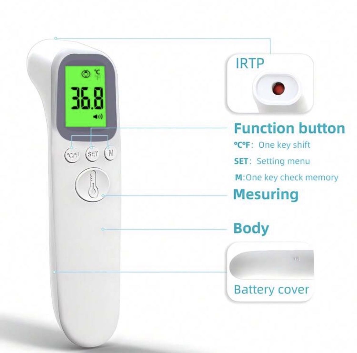 Autres articles pour la maison: Fieberthermometer kontaktlos – Neuf avec emballage d'origine à Emmenbrücke par ShopDirect 2