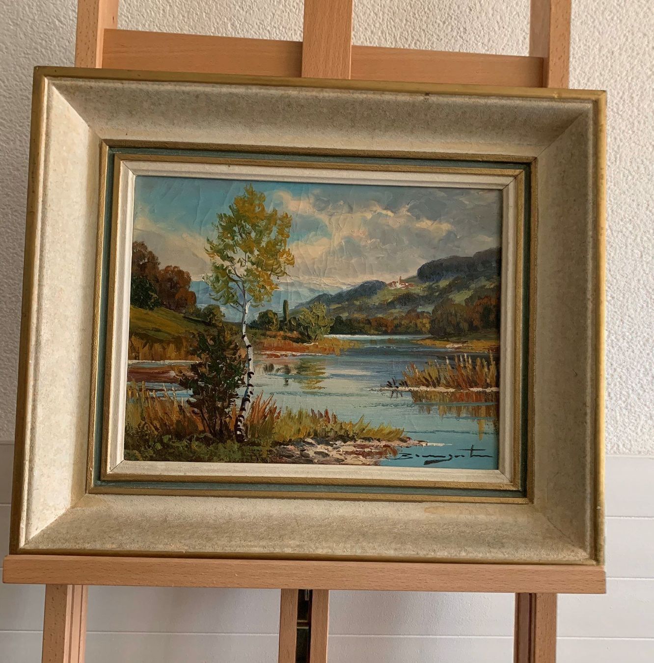Tableaux: Baumgartner ,Orig.Landschaftsgemälde – D'occasion à Biel/Bienne par Katja01112