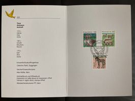 Schweiz 1995 PTT-Bögli 320 Dauermarken Tiere