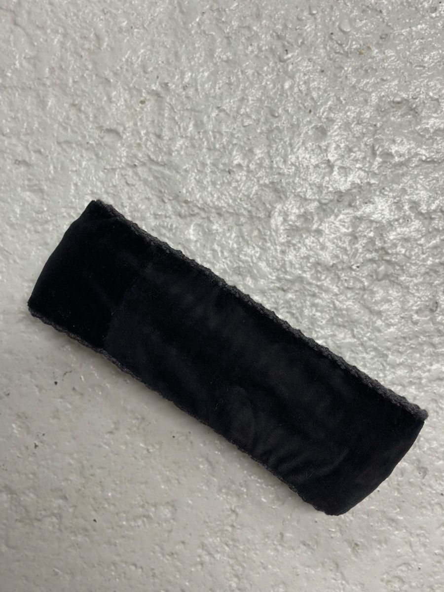 Dekobänder: Gehäkeltes Stirnband mit Plüschfutter – Gebraucht aus Uster von staernli4 2