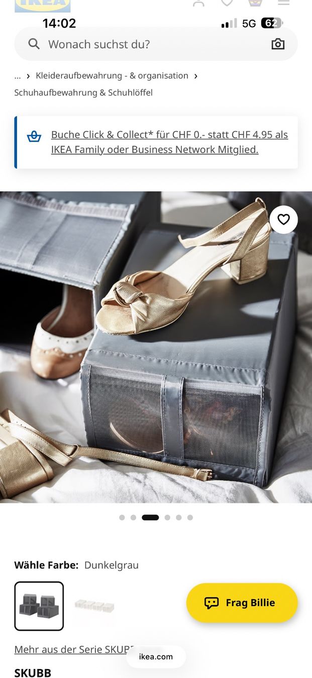 Ikea Altro in Decorazioni & Accessori: SCHUHBOX  (4) VON IKEA NEU – Nuovo e nell'imballaggio originale da Birr venduto da WalkyriaM 4