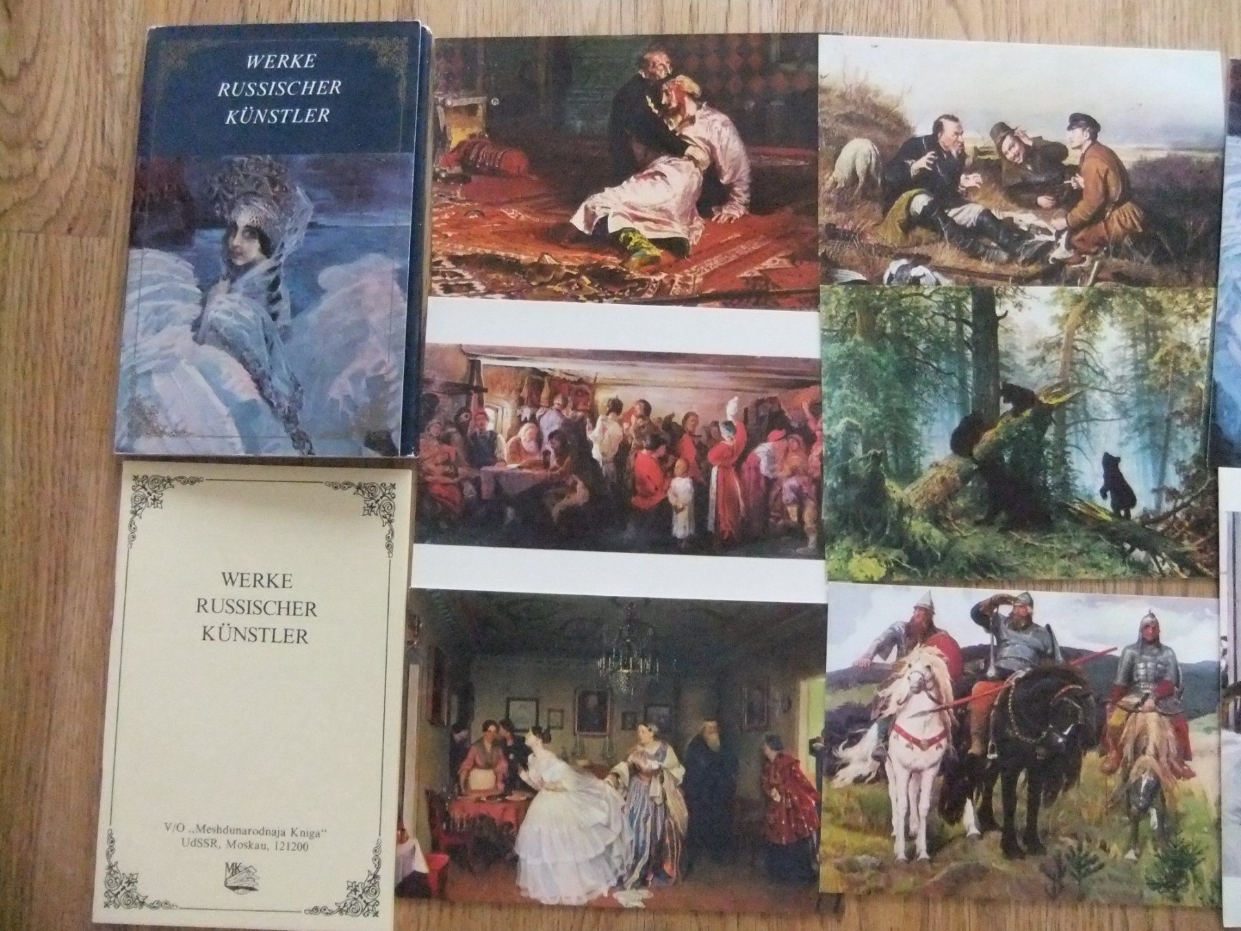 Cartoline postali: 10 alte Ansichtskarten Werke russischer Künstler – Usato da St. Niklaus VS venduto da wunschlos54