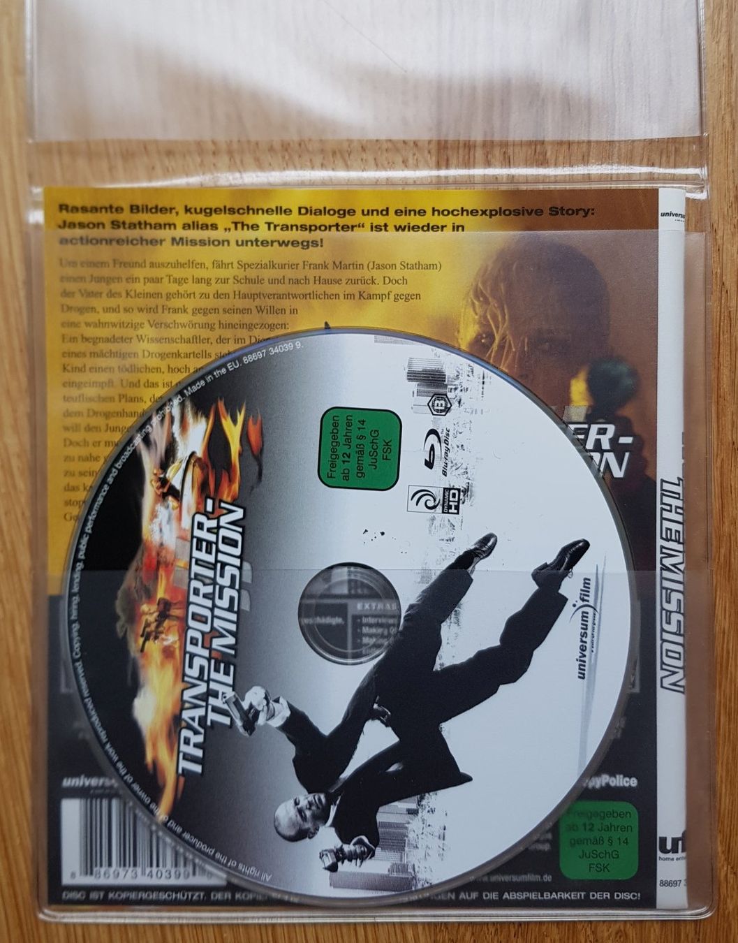Tutti i DVDs: Blu-ray-Disc Transporter - The Mission – Usato da Schaffhausen venduto da asyouwestley 1