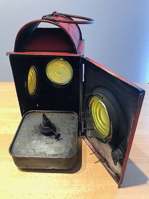 Lampen: antike Petrol - Baustellenlampe – Gebraucht aus Altbüron von zet_pnw5 1