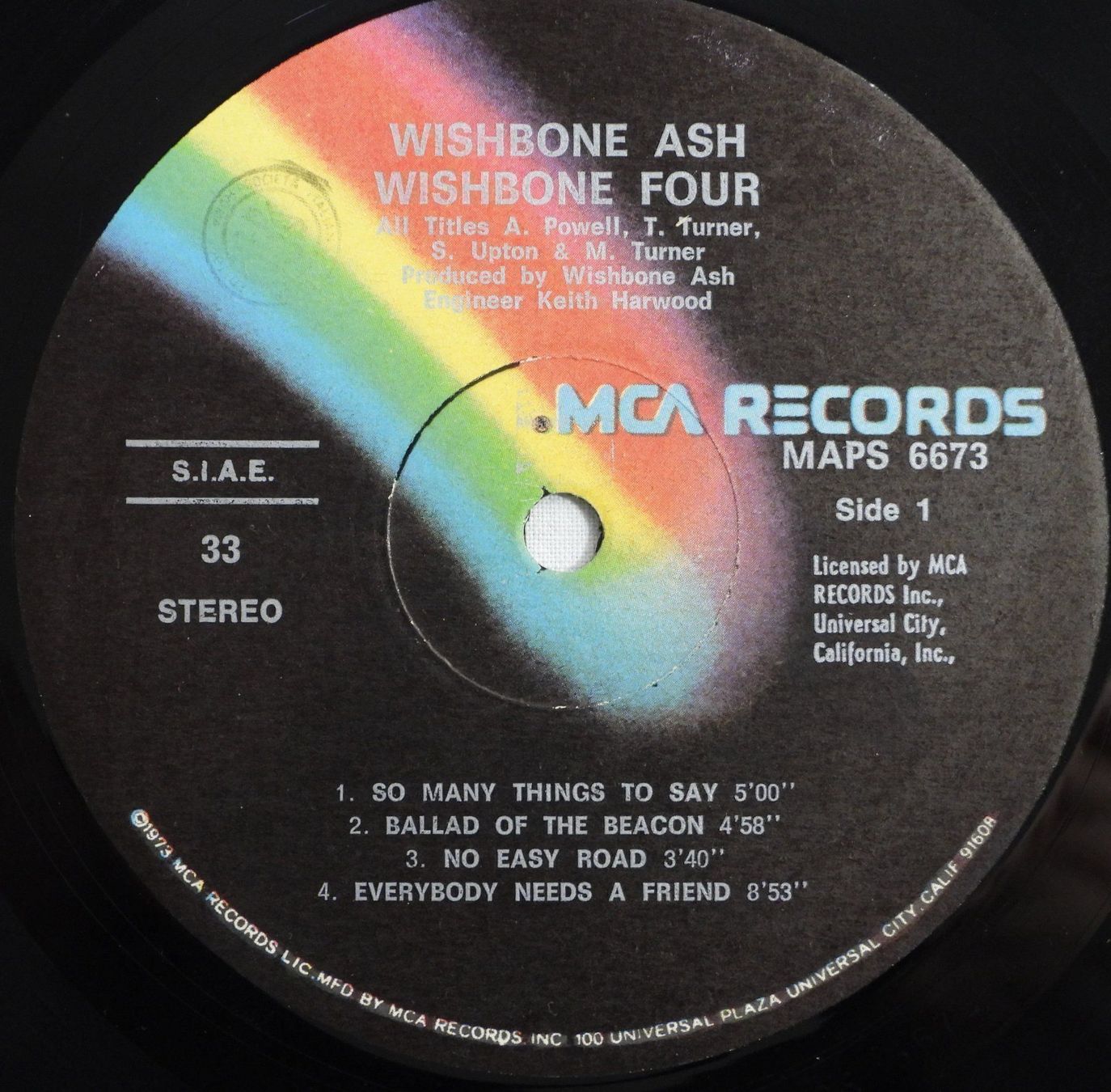 Vinyles: WISHBONE ASH  WISHBONE FOUR – D'occasion à Dübendorf par mar_85sd 4