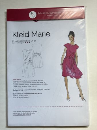 Schnittmuster Berlin Kleid Marie Gr. 44, Sommerkleid, neu