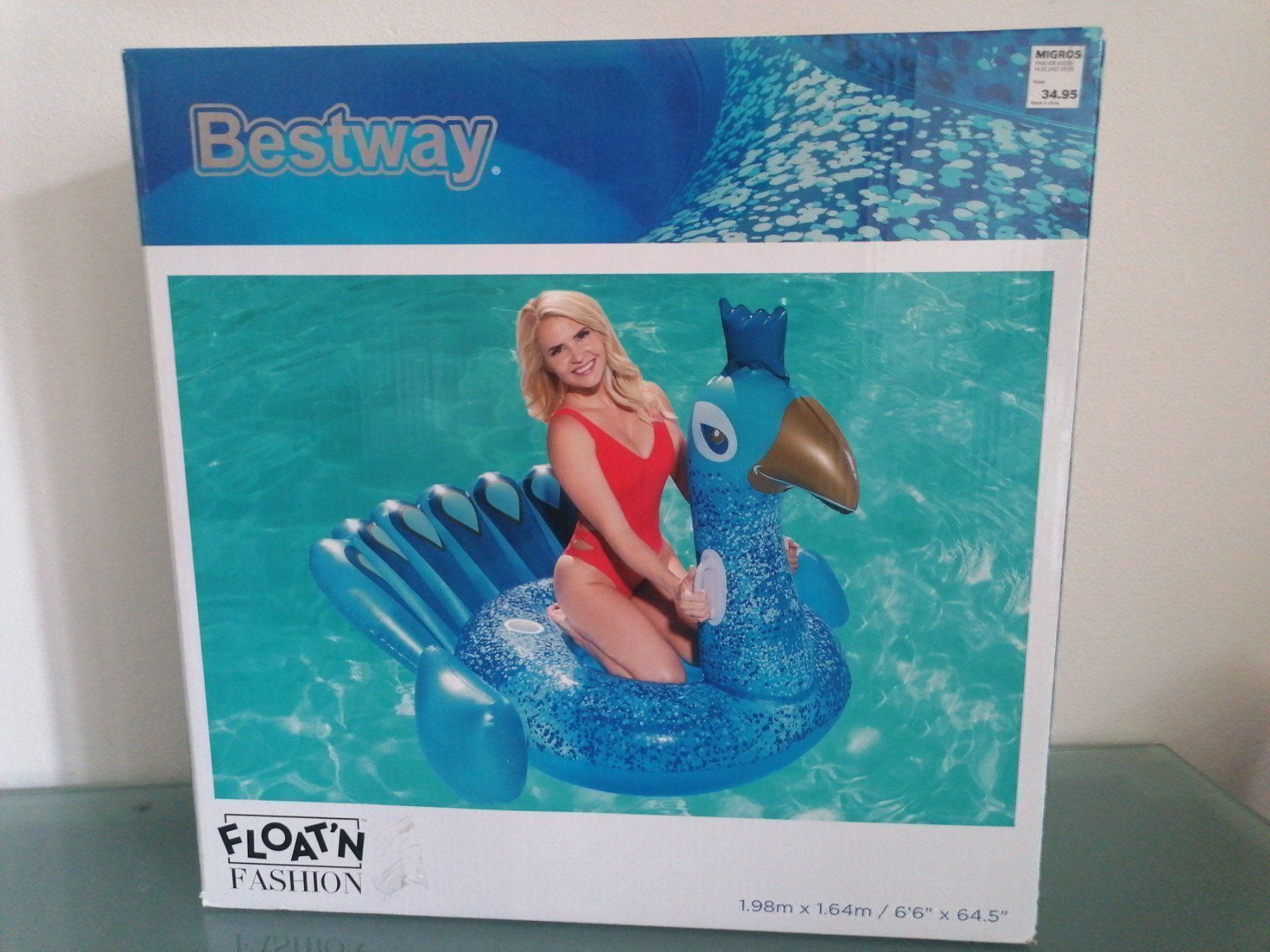 Bestway Piscine: Bestway Schwimmtier "Pretty Peacock" – Nuovo e nell'imballaggio originale da Bäch SZ venduto da Swissy46