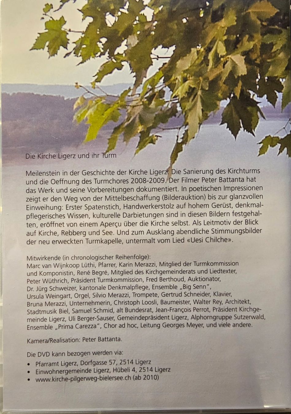 Tutti i DVDs: Die Kirche Ligerz und ihr Turm – Usato da Wahlen b. Laufen venduto da Cg10 1