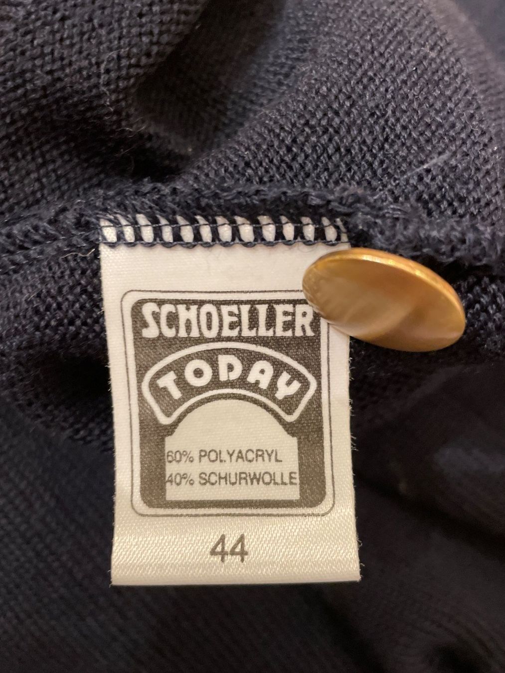 Giacche: Navy ASPA Ladystrick Strickjacke Gr. 44 mit Schurwolle – Usato da Frasnacht venduto da GracyStore 4