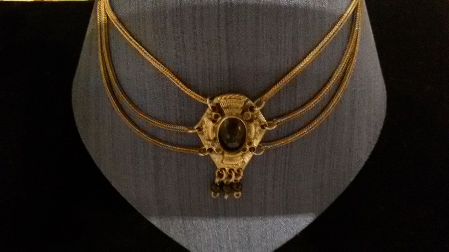 Catenine: Collier Silber mit schwarzem Stein – Usato da Bischofszell venduto da Joachim-115 2