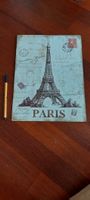 Wandbild Paris Eiffelturm Druck Metall 35x25cm 
