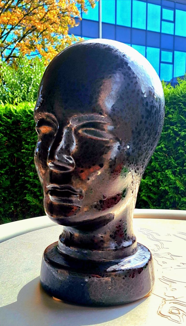 Skulpturen & Statuen: Modellkopf "Prometheus" aus Ton (Höhe: 32cm) – Gebraucht aus Egnach von ASTROFRITZ