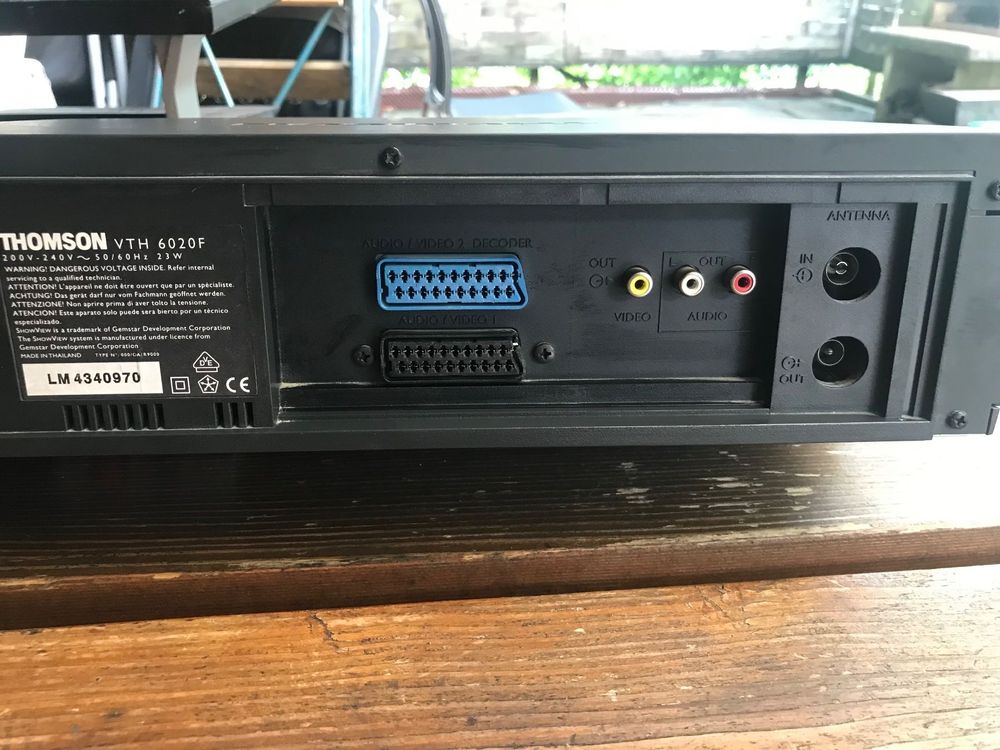 VHS Videorecorder - Thomson VTH 6010F (Gebraucht) in Beringen für CHF 55 – mit Lieferung auf