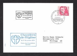 Sonderbrief A. 1201 Chantiers de l' Eglise Genève 16.10.1970