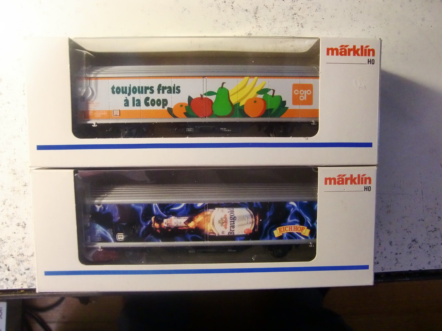 Märklin Modellini di ferrovie: Güterwagen 4735.948 / 84735,2 2 Stck. OVP – Nuovo (secondo la descrizione) da Obergerlafingen venduto da danibutton