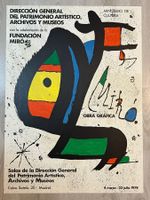 Joan Miro Plakat original Obra Grafica 1978