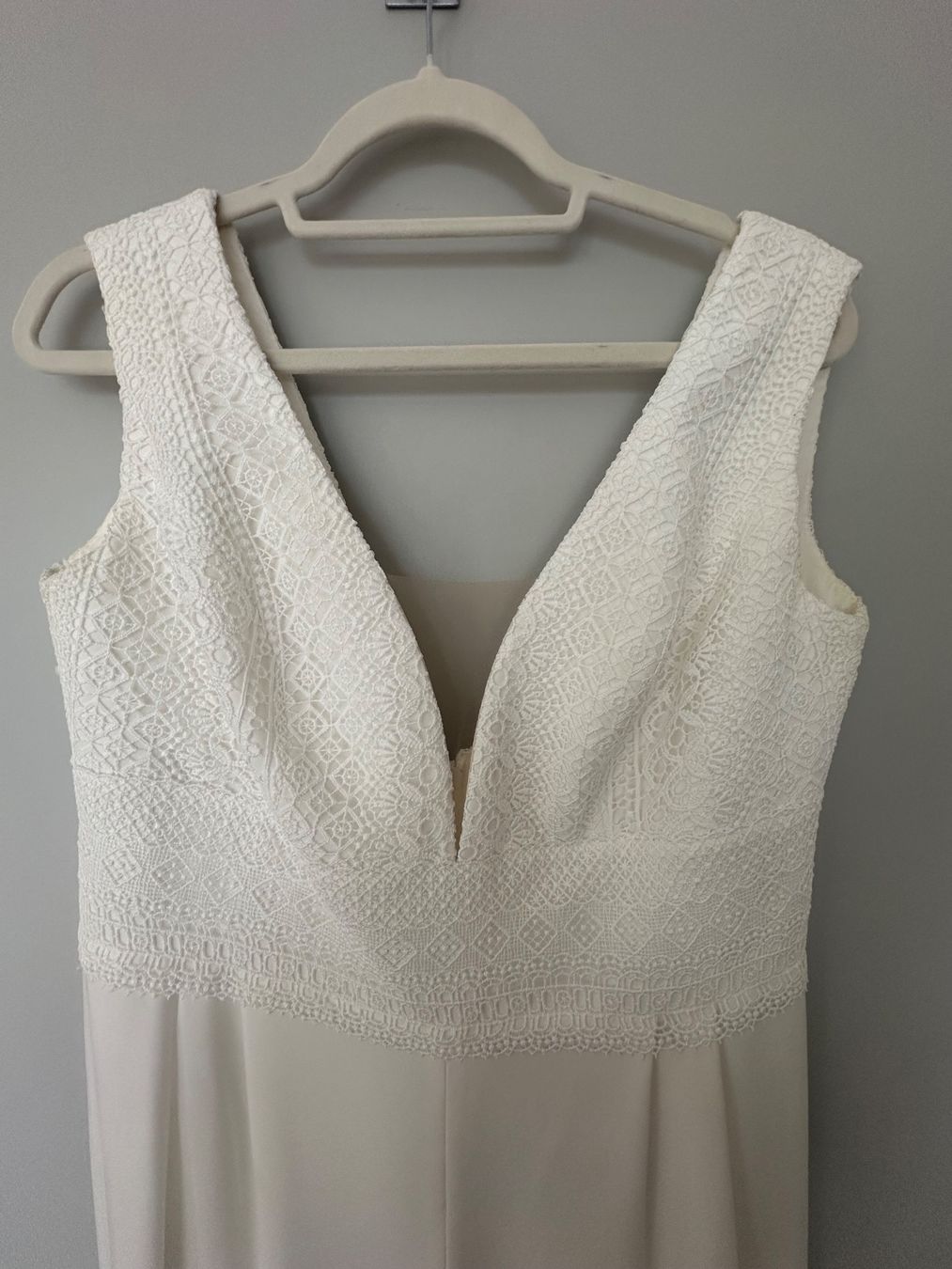 Tute: Hochzeitskleid-Jumpsuit, Gr. 44 (oder Schwangerschaft) – Usato da Chur venduto da gorgel 2