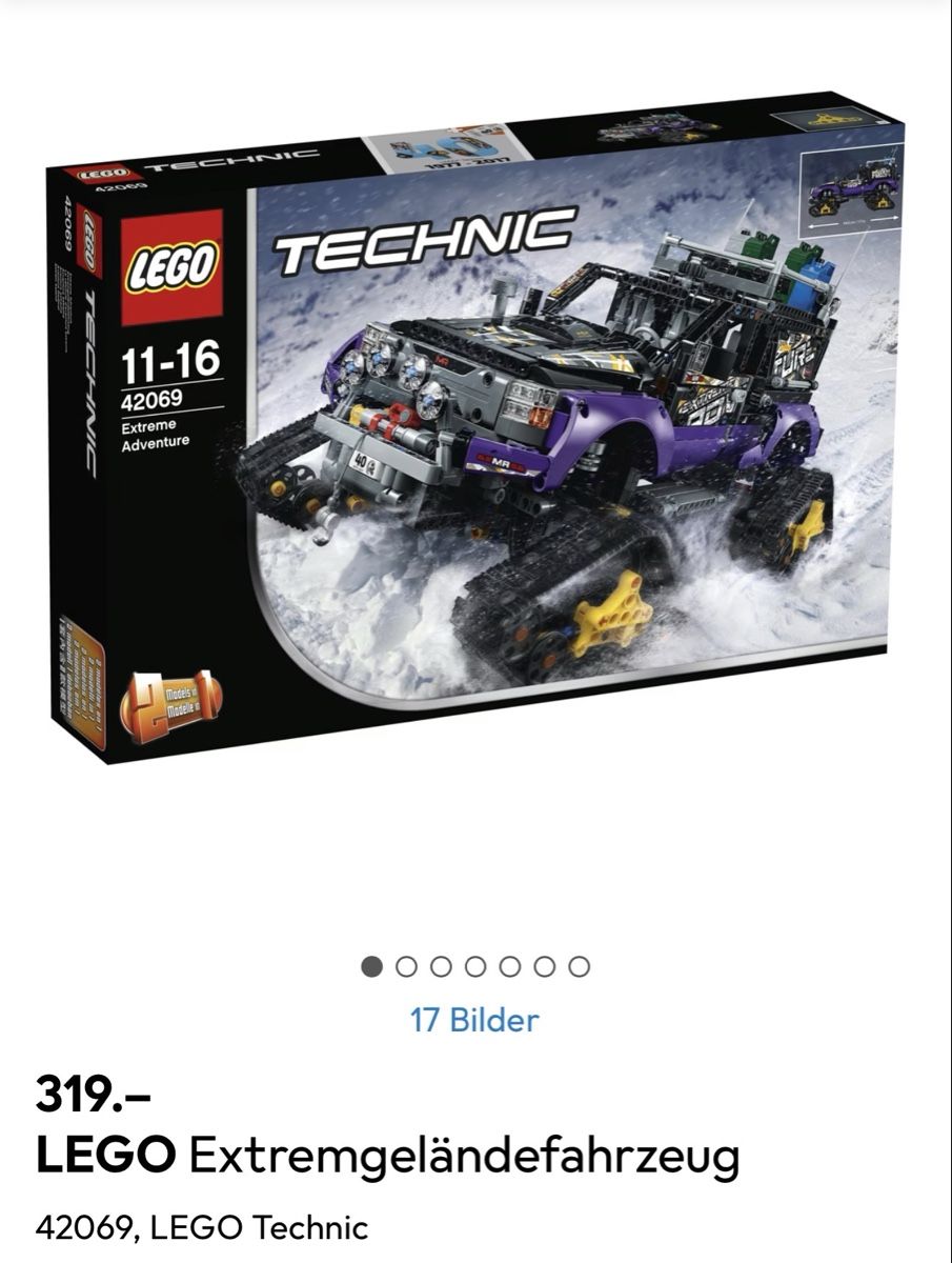 Lego Kit di costruzioni: Lego Technic Geländefahrzeug – Usato da Luzern venduto da Sbalu1984