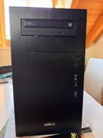 PC Gehäuse Lian Li schwarz mit DVD Laufwerk gebraucht