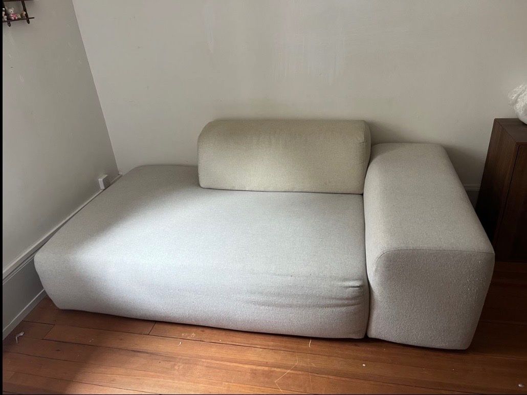 MYCS Divani: Stoffsofa in Cremeweiss – Usato da Zürich venduto da j___b 1