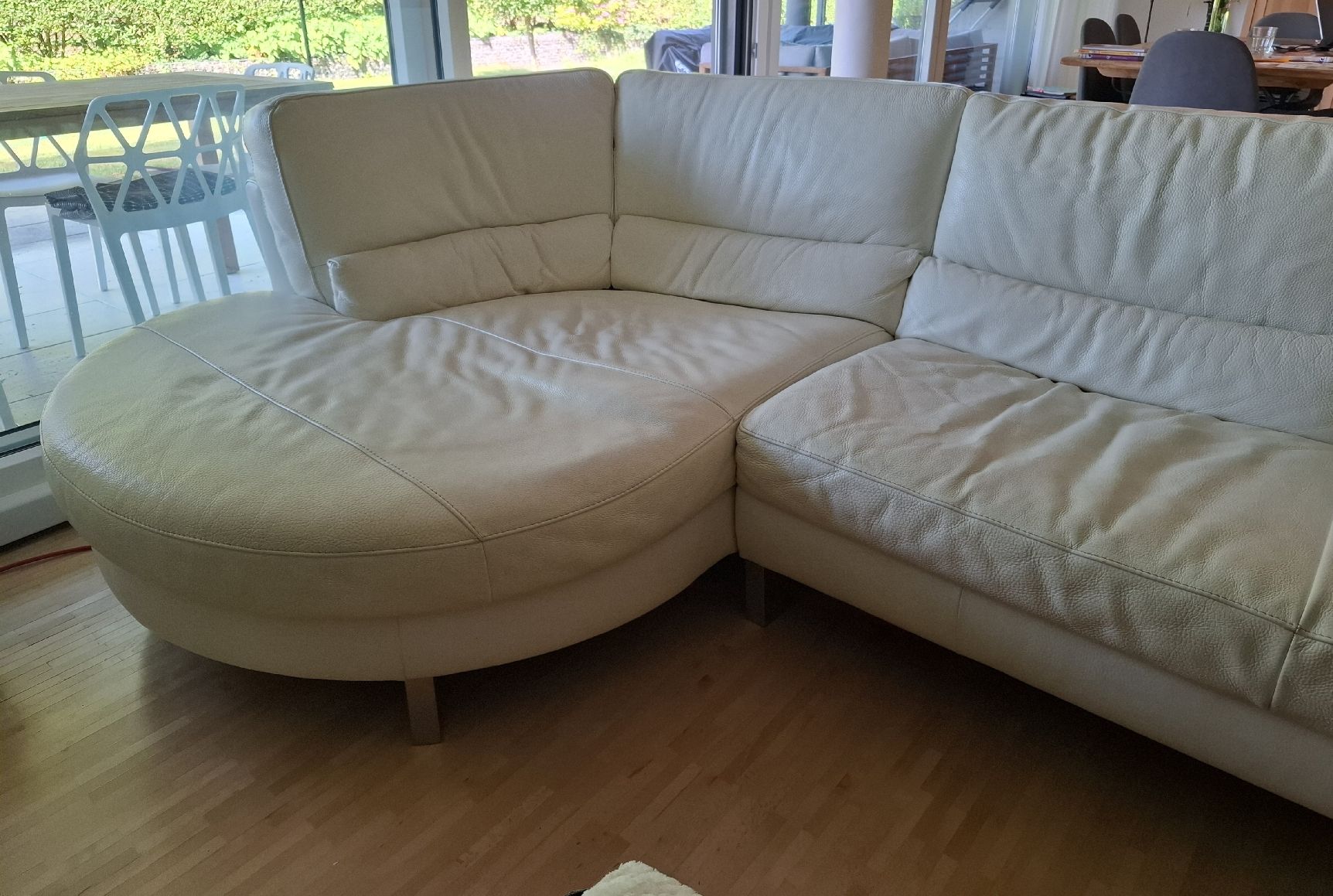 Divani: Ledersofa mit Recamiere – Usato da Männedorf venduto da Einhornmama 2