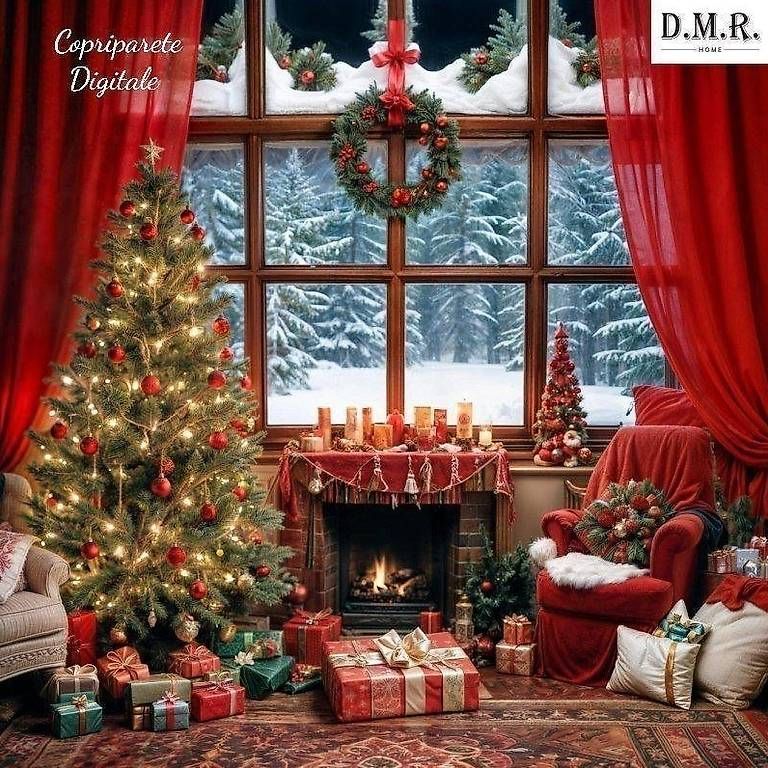 Toutes les décorations: Copriparete adesiva Natale – Neuf avec emballage d'origine à Contone par AnnaShop26 4