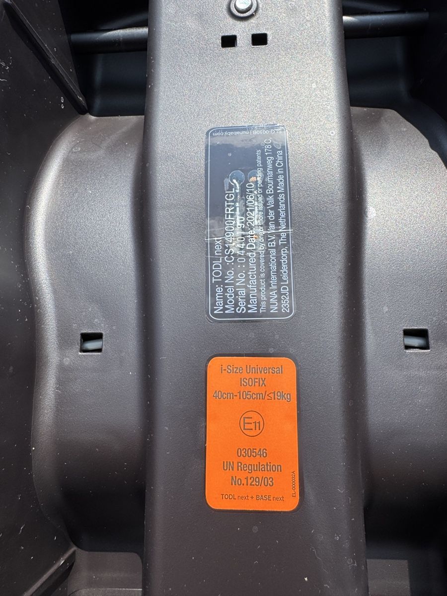 Nuna Auto-Kindersitze: Nuna TODL next Kindersitz Grau mit Base next Isofix – Gebraucht aus Benglen von Osi123 5