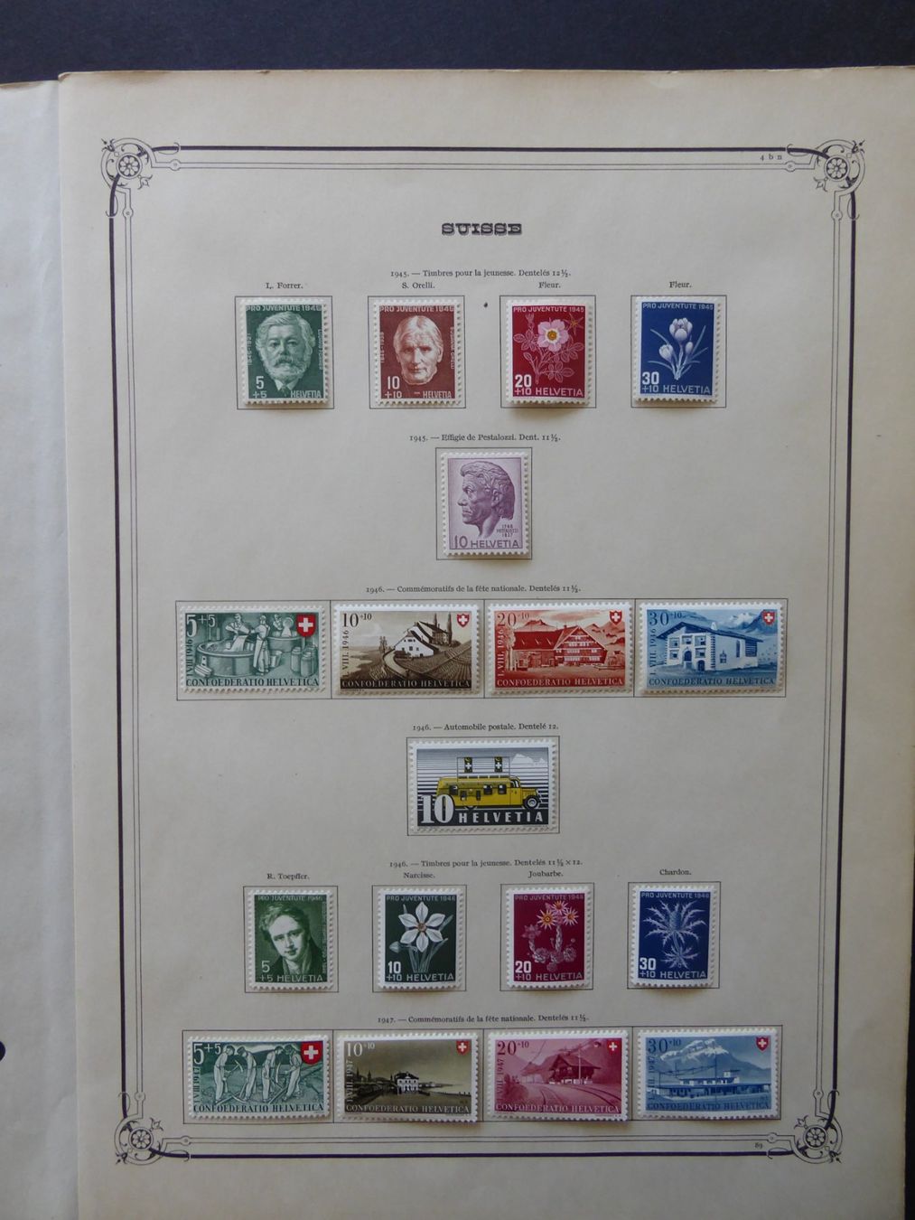 Tutti i francobolli: Gestempelte Sammlung ab Rayon / Strubel – Usato da Horw venduto da pilatusmail 5