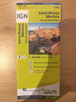 Carte IGN tourisme et velo - Côte de granit rose