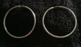 Creolen Silber 925 gross guter Zustand