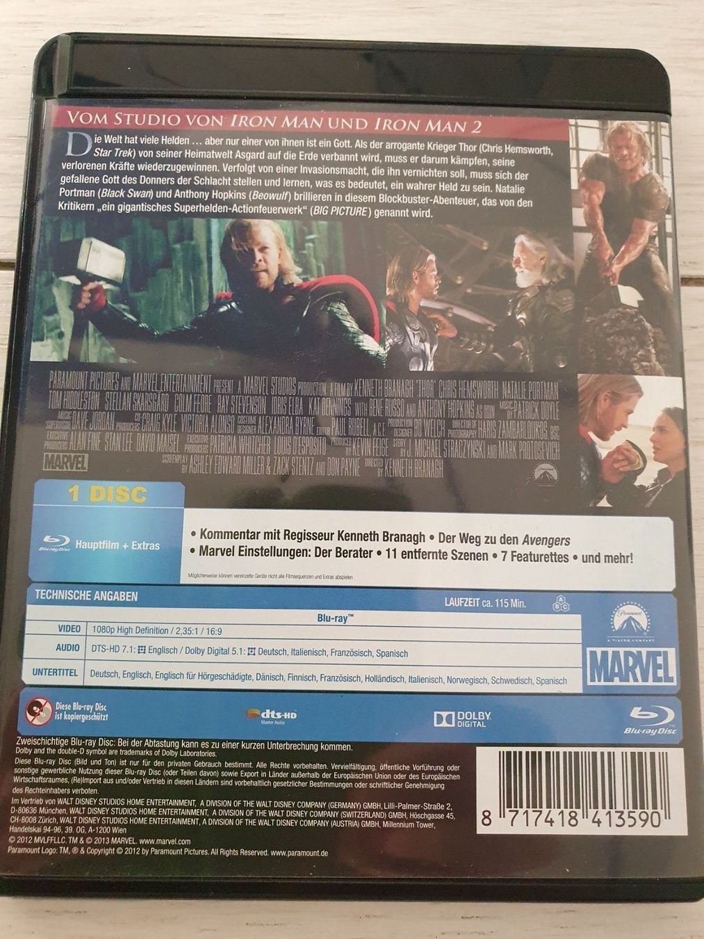 Alle DVDs: Thor – Gebraucht aus Eiken von Lashar 1