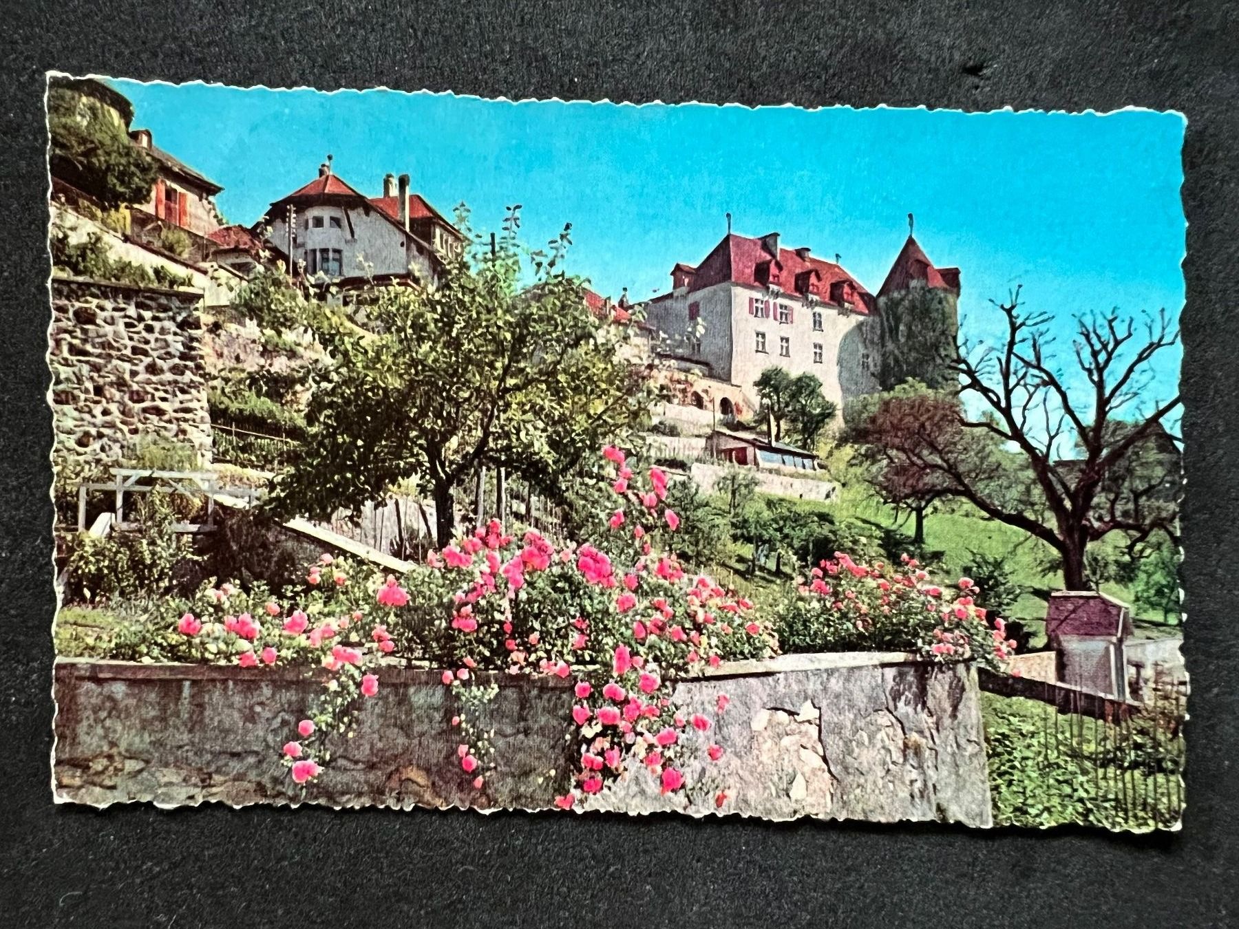 Ansichtskarten: Gruyères – Gebraucht aus Widnau von Brusi9