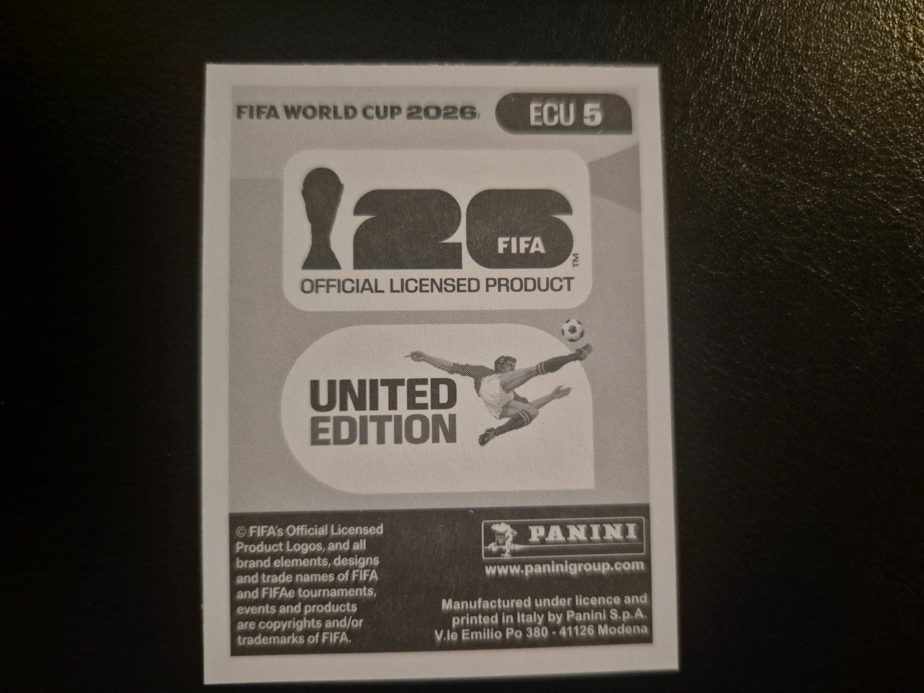 Panini Carte collezionabili: Panini WM 26 ECU 5 – Nuovo (secondo la descrizione) da Rorschacherberg venduto da AJ3108 1