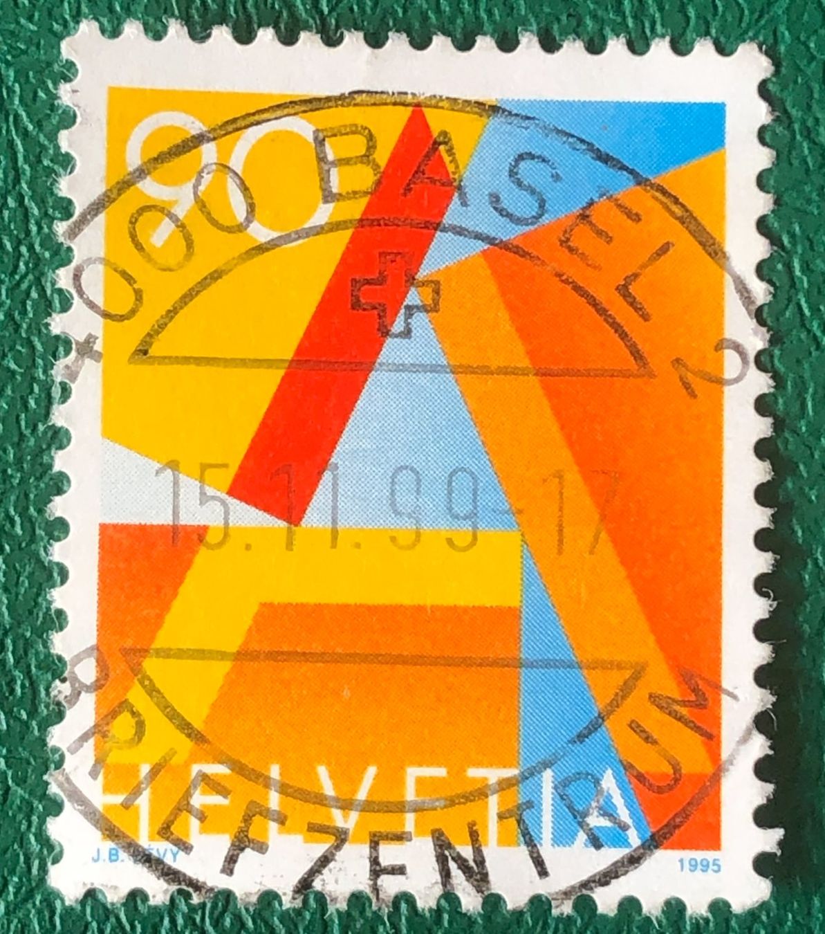 Tutti i francobolli: Nr.887 mit VollStempel  A-Post Marke 1995   Basel – Usato da Aarau venduto da Billa007