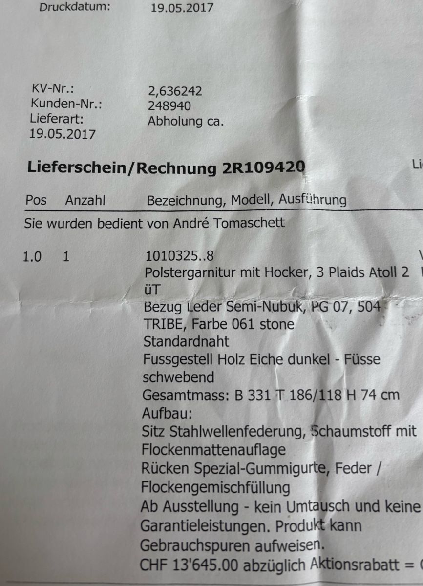 Sofas: Machalke Sofa – Gebraucht aus Sursee von angelakronenberg 2