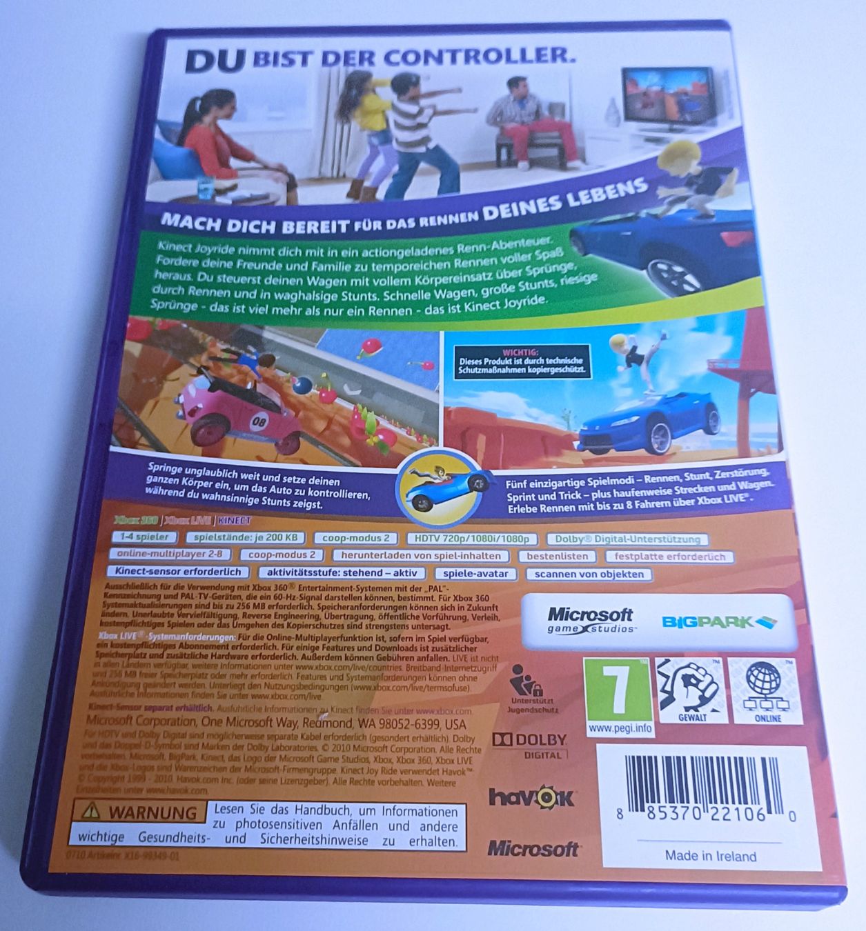 Microsoft Giochi: Kinect Joy Ride | XBOX 360 – Usato da Köniz venduto da Gamecollect 2