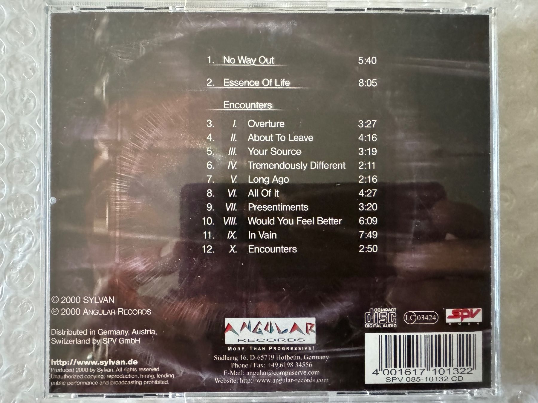 CD: Sylvan - Encounters (Prog. Rock) – Usato da Duggingen venduto da Kisha010 2