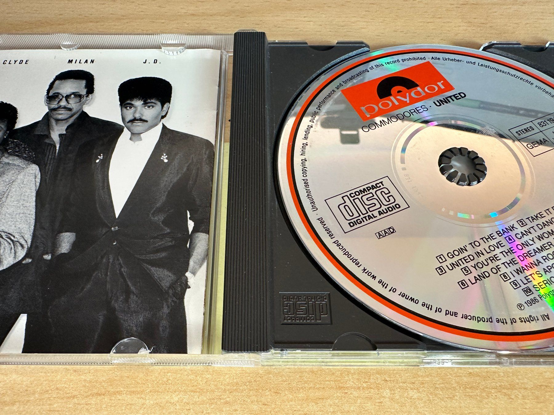 CD: Commodores – United – Usato da Rikon im Tösstal venduto da Alpenmutz 2