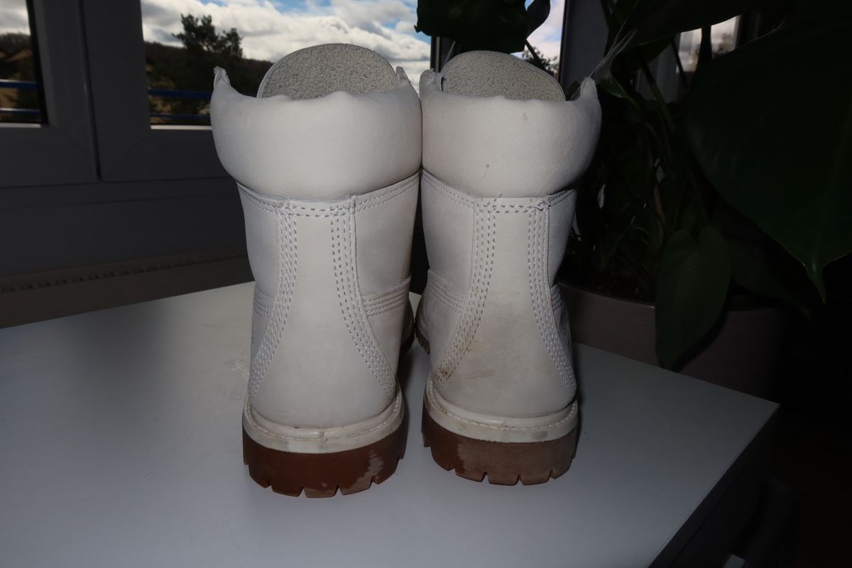 Timberland Damenschuhe: Timberland Schnürstiefel Weiß/Hellgrau – Neu (gemäss Beschreibung) aus Thayngen von Fxbienne 6