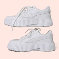 Puma Dinara Leather Platform Blanc Taille 40