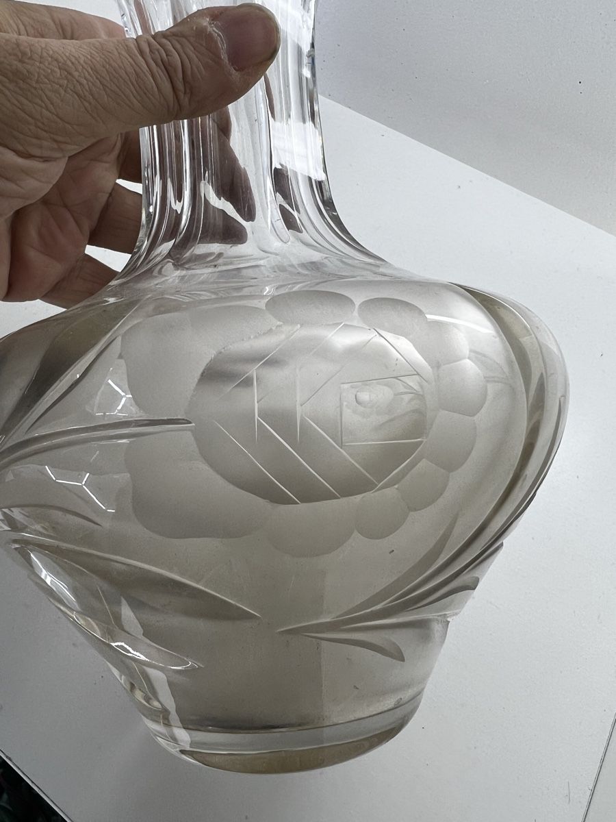 Vasi & Recipienti: Grosse Kristallglas Vase – Usato da Wettingen venduto da NickInc 2
