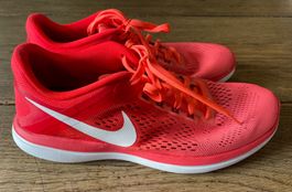 NIKE Laufschuhe, orange-rot-weiss, Grösse 40