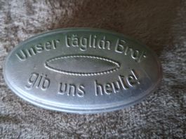 Brotdose sehr alt,selten, aus Alu,Kaufladen, Puppenhausküche